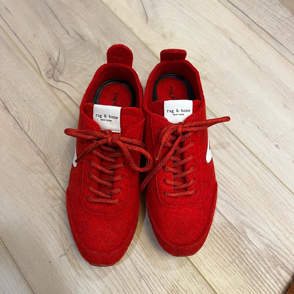 rag & bone Red Sneakers Modern Breathable Design